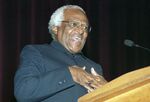 Desmond Tutu speaking at UTA