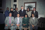 Maxwell Scarlett receiving UTA Outstanding African American Alumni Award