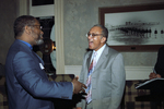 Maxwell Scarlett receiving UTA Outstanding African American Alumni Award