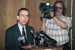 Dr. Robert E. Witt at press conference