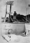 Arlington State College Swimming Pool and Diving Stadium construction