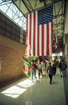 University of Texas at Arlington (U. T. A.) Hall of Flags ceremony with students