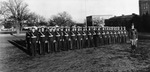 Sam Houston Rifles platoon at North Texas Agricultural College (N. T. A. C.)