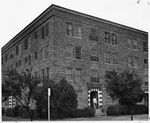 Early location of Davis Hall [building is now named Brazos Hall], North Texas Agricultural College (N. T. A. C.)