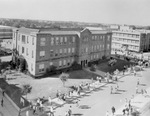 Airview of Preston Hall on campus of Arlington State College (A. S. C.)