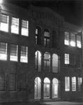 Preston Hall at night, University of Texas at Arlington (U. T. A.)