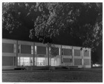 Newly constructed Library at night