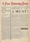 Free University Press: January 25, 1971
