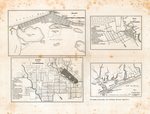 Map of the cities of Indianola, New Braunfels and Fredericksburg, Texas, ca. 1850