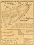 Plan of the City of Galveston showing proposed Sea Wall and Raising of Grade