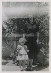 Photo of an unidentified woman and child