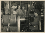 Photo of Warren C. Cowen in an industrial facility