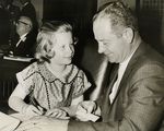 Warren C. Cowen with girl