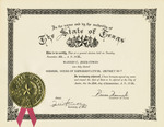 Certificate by Daniel Price