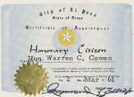 Card certificate