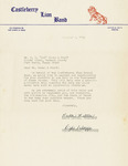 Letter to Warren C. Cowen by Keith Little and Dixie Schoepp