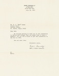 Letter to Warren C. Cowen by Dixie Connolly