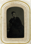 Lady sitting for photo portrait