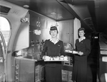 American Airlines stewardesses at Amon Carter International Airport