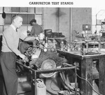 Mandis Rebuilding Plant, carburetor test stands by W. D. Smith