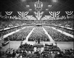 Crowd at Coliseum to see Billy Graham by W. D. Smith