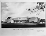 Drawing of Haltom City State Bank by W. D. Smith