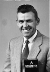 Portrait photograph of an unidentified man for Fort Worth Sales Executive Club member roster by W. D. Smith