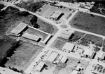 Aerial view of School Maintenance Building by W. D. Smith