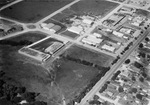 Aerial view of School Maintenance Building by W. D. Smith