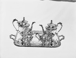 Silver tea set by W. D. Smith