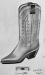 Drawing of a boot by W. D. Smith