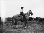 Young woman riding a horse by W. D. Smith