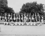 Group portrait of the Moslah Drum and Bugle Corps by W. D. Smith