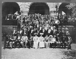 Large group of unidentified people posing for a group photograph by W. D. Smith