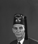 Roger McDonald, portrait in Moslah fez by W. D. Smith