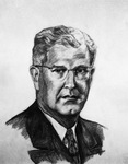 Portrait drawing of Leo Potishman. by W. D. Smith