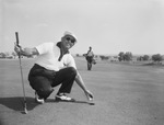 Golfer at Ridglea Country Club after a hole in one by W. D. Smith