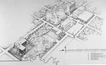 Drawing of propsoed Medical Center for Fort Worth by W. D. Smith and Preston M. Geren