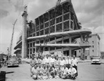 Group at Texas Christian University (TCU) Stadium by W. D. Smith