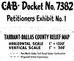 Tarrant-Dallas County Relief Map (signage) by W. D. Smith