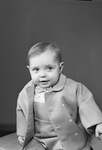 Portrait photograph of Dan Smith as a baby by W. D. Smith