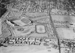 Aerial view of Amon Carter Stadium at Texas Christian University (TCU) by W. D. Smith