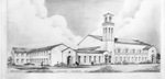 Drawing of proposed addition to the College Church of Christ, Abilene, Texas by W. D. Smith and Wilson & Patterson (Architects)