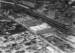 Aerial of Service Life Insurance Company and Government Warehouse by W. D. Smith