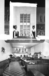 Exterior and interior of Tarrant County Building & Loan by W. D. Smith