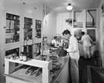 Interior of Globe Laboratories by W. D. Smith