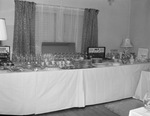 Reception table at the wedding of June Ann Cowan by W. D. Smith