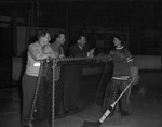 Mrs. John B. Collier Jr. at ice rink by W. D. Smith