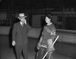 Mrs. John B. Collier Jr. at ice rink by W. D. Smith