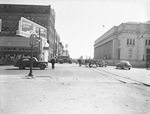 Street views - U. S. Post Office and Frank Kent Motor Company by W. D. Smith